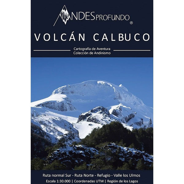 Mapa Andinismo Volcan Calbuco