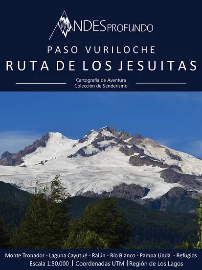 Mapa Ruta de Los Jesuitas Paso Vuriloche