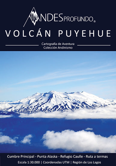 Mapa Andinismo Volcán Puyehue