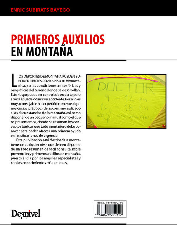 Primeros Auixilios en Montaña