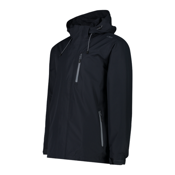 Chaqueta Hombre Impermeable con Gorro Desmontable