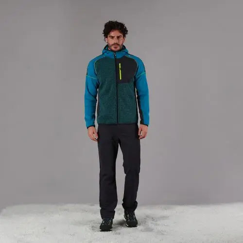 Polar Hombre  Jacquard Knit-Tech Hooded