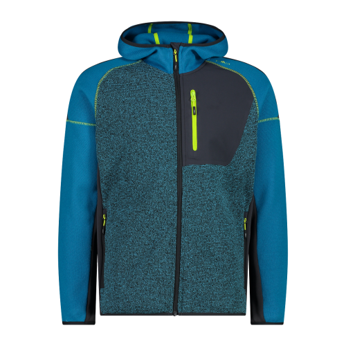 Polar Hombre  Jacquard Knit-Tech Hooded