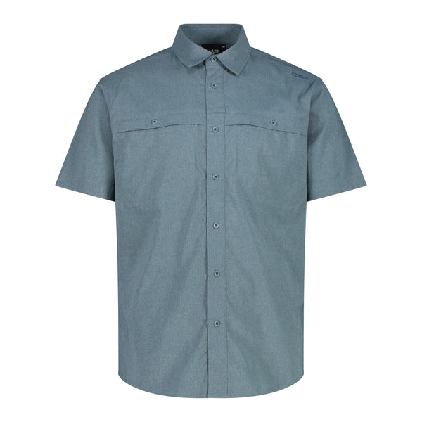 Camisa Hombre Manga Corta Elasticada