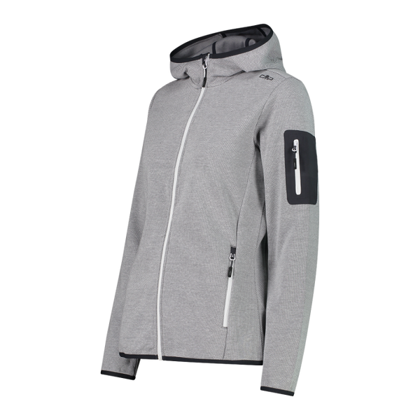 Chaqueta Mujer Knit Tech con Gorro