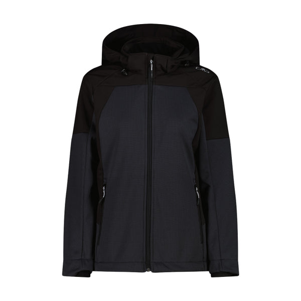 Chaqueta Mujer Softshell con Gorro