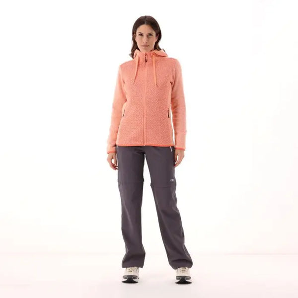 Polar Mujer Hooded Knit Tech