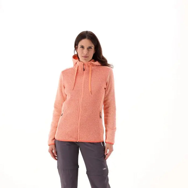 Polar Mujer Hooded Knit Tech