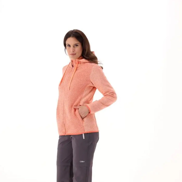 Polar Mujer Hooded Knit Tech