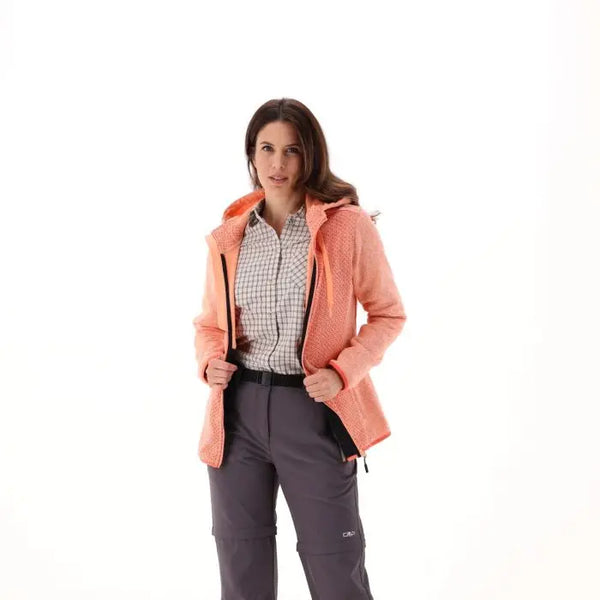 Polar Mujer Hooded Knit Tech