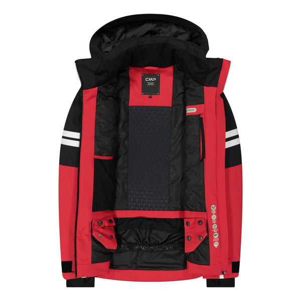 Chaqueta Hombre Ski Elasticada con Gorro Desmontable