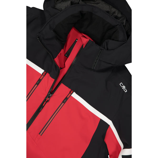 Chaqueta Hombre Ski Elasticada con Gorro Desmontable