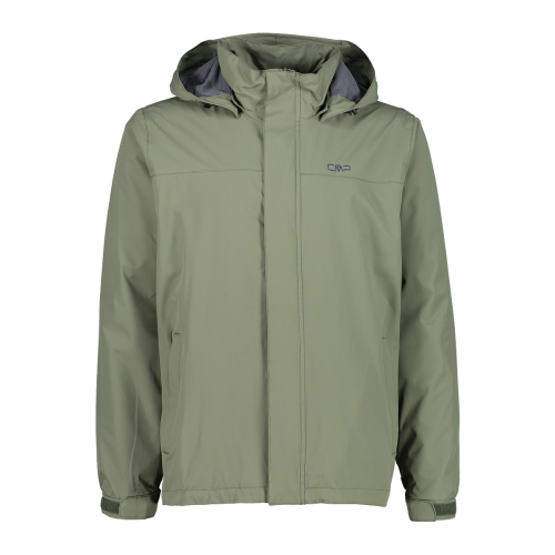 Chaqueta Hombre Impermeable Snaps Hood