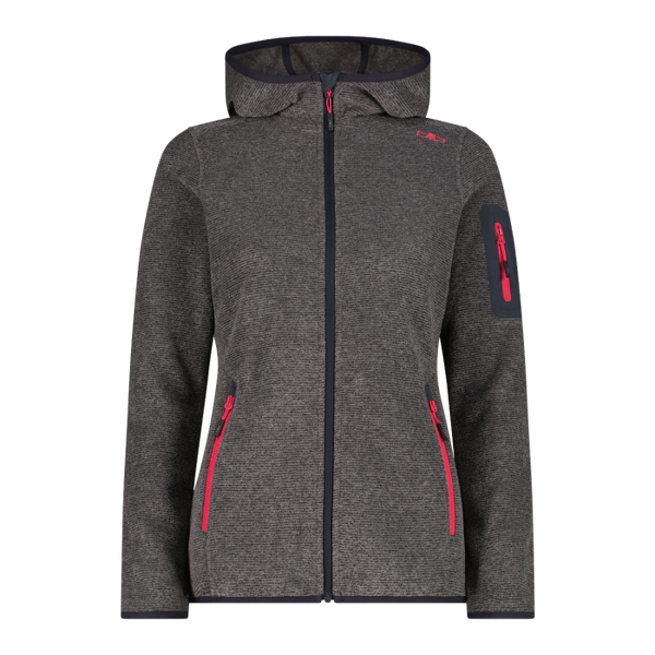 Polar Mujer Melange Knit-Tech con Gorro