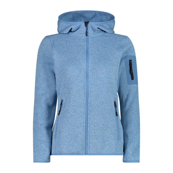 Polar Mujer Mélange Knit-Tech hooded Heavy