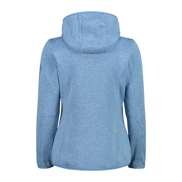 Polar Mujer Mélange Knit-Tech hooded Heavy