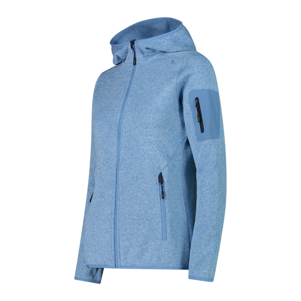 Polar Mujer Mélange Knit-Tech hooded Heavy