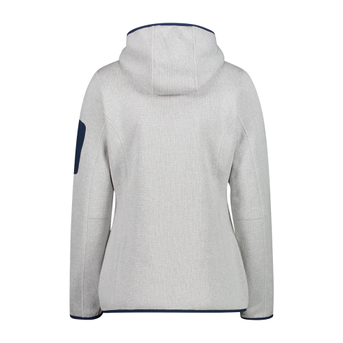 Polar Mujer Mélange Knit-Tech Hooded Heavy
