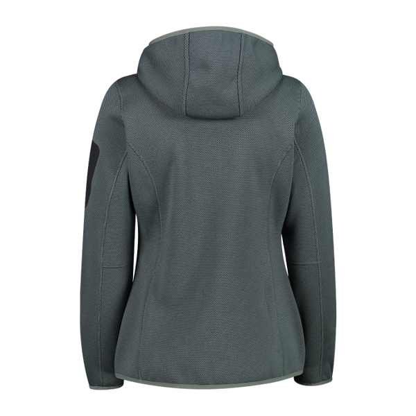 Polar Mujer Mélange Knit-Tech hooded Heavy