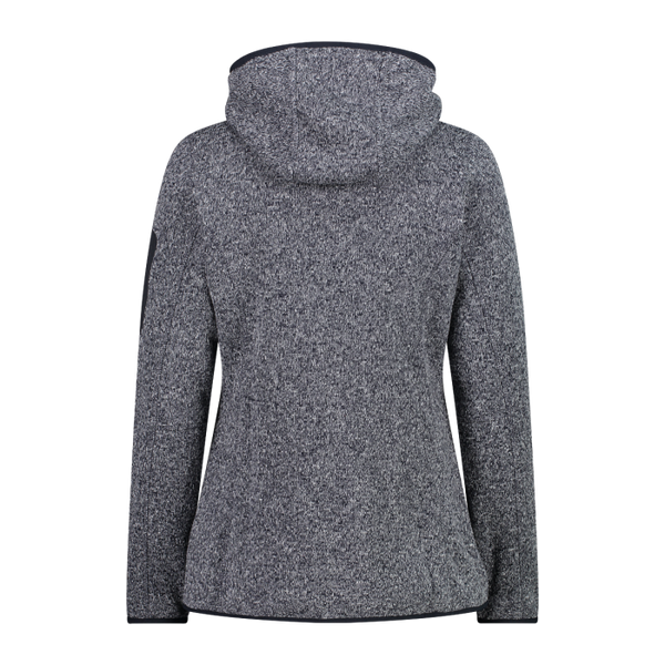 Polar Mujer Mélange Knit-Tech hooded Heavy