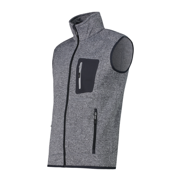 Polar Hombre sin Mangas Mélange Knit-Tech Heavy