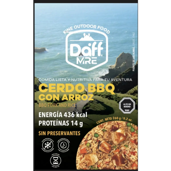 Cerdo BBQ con arroz 260 gr