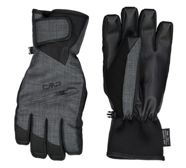 Guantes Hombre Mélange Grey Ski