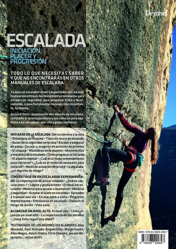 Escalada, Iniciación, Placer y Progresión