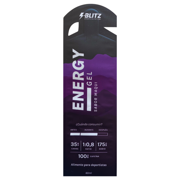 Gel Energético Maqui – Con Cafeína (Ratio 1:0,8)