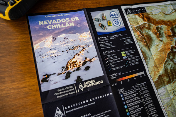 Mapa Andinismo Volcan Nevados de Chillan