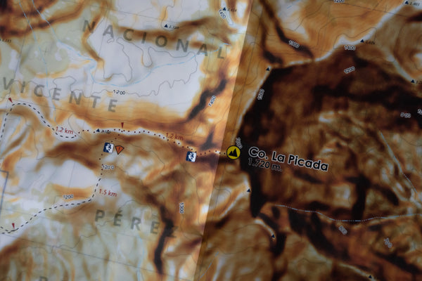 Mapa Andinismo Volcan Osorno