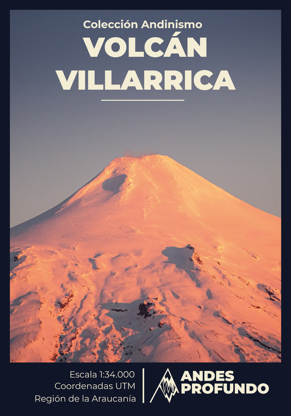 Mapa Andinismo Volcán Villarrica