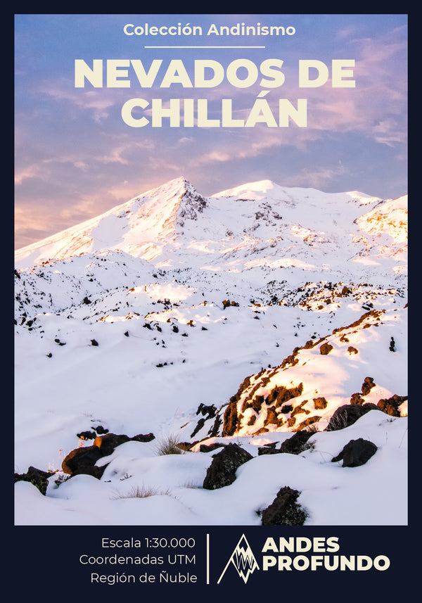 Mapa Andinismo Volcan Nevados de Chillan
