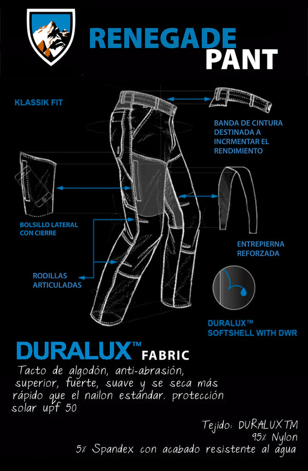 Pantalón Hombre Renegade Klassik