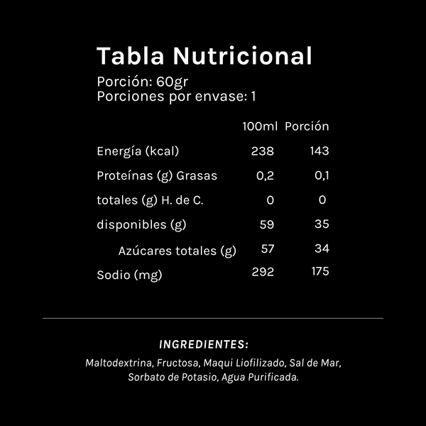 Gel Energético Murta – Ratio 1:0,8 – Sin Cafeína