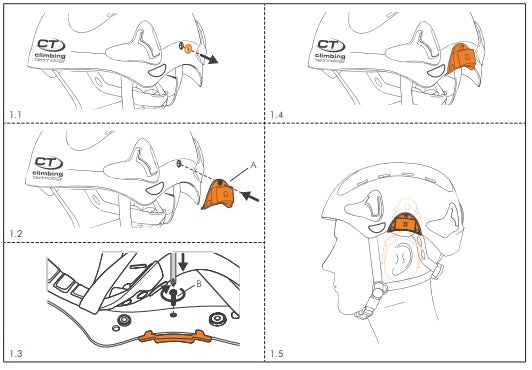 Soporte Orejeras Earmuffs Buckles Kit