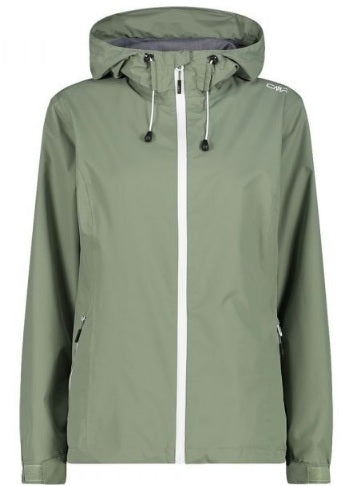 Chaqueta Mujer con Gorro Impermeable