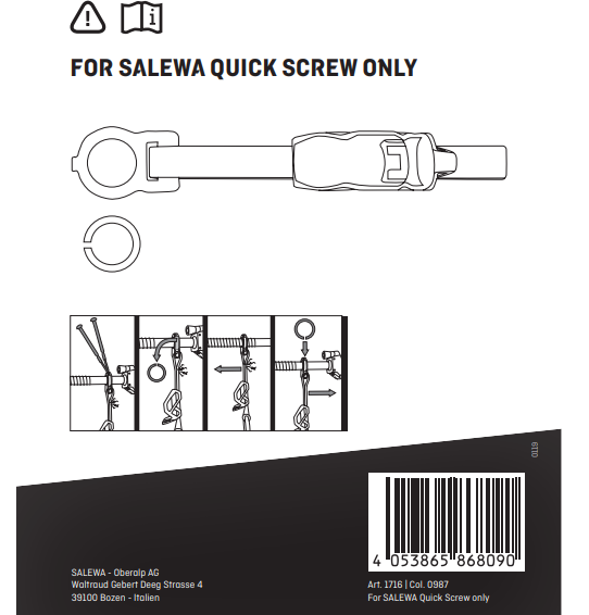 Cinta y Funda de Recambio Tornillos Quick Screw