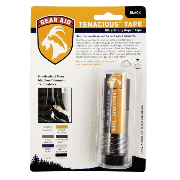 Cinta Tenacious Tape Negra 7.62 cm x 50.8 cm