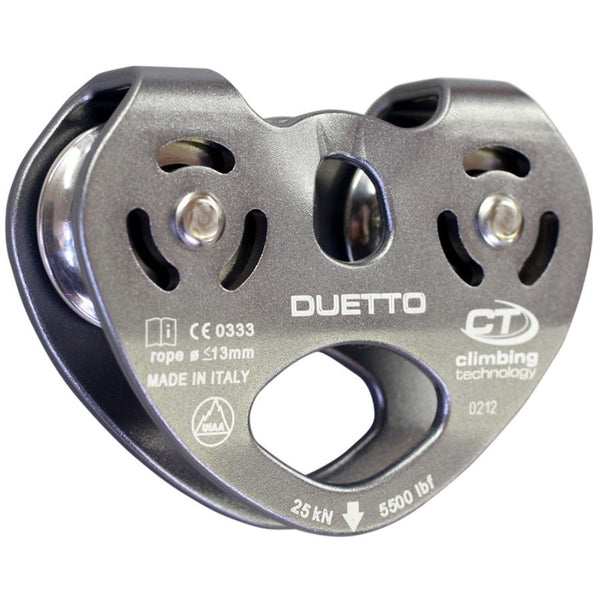 Polea Climbing Technology Duetto Alu Twin Pulley