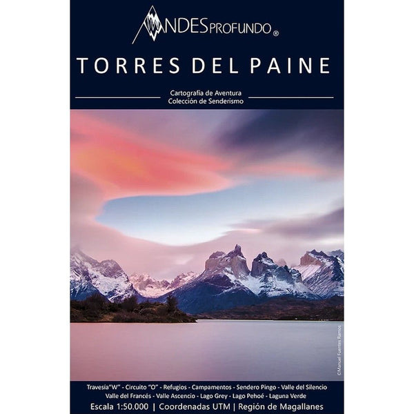 Mapa de Trekking Torres del Paine