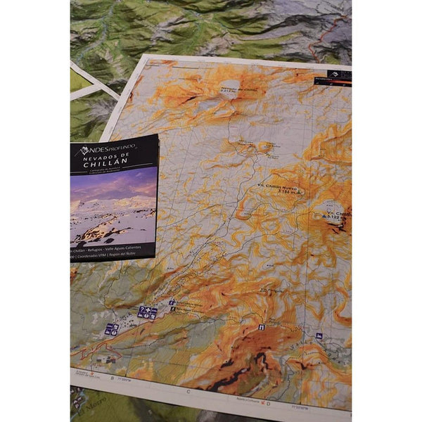 Mapa Andinismo Volcan Nevados de Chillan