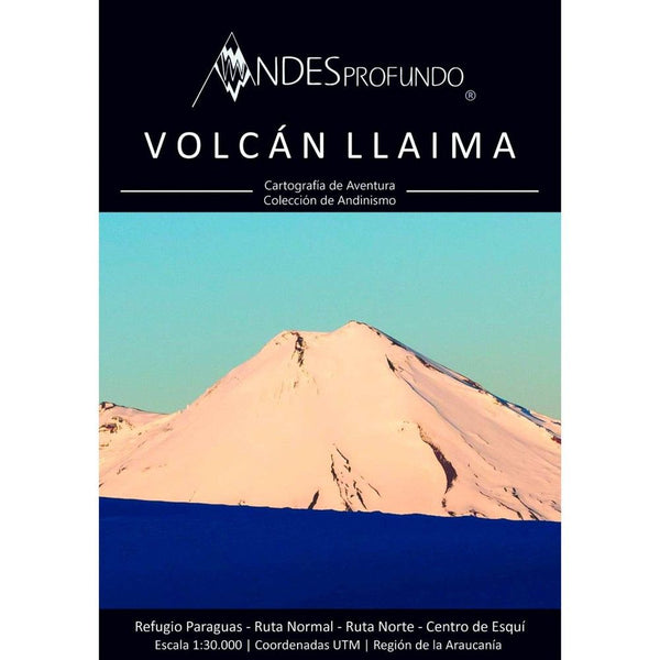 Mapa Andinismo Volcan Llaima
