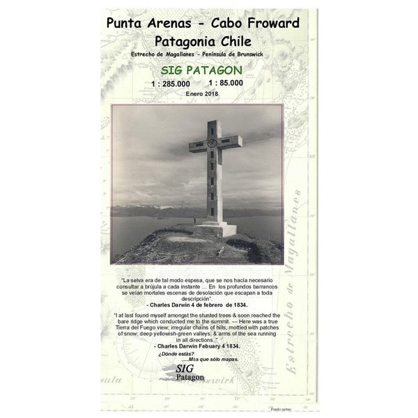 Mapa SIG Patagon Cabo Froward - Punta Arenas
