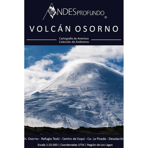Mapa Andinismo Volcan Osorno