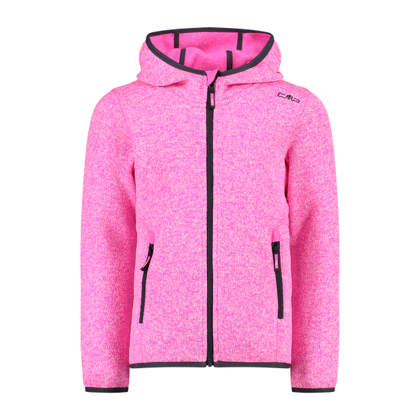 Polar Niña Mélange Knit-Tech Hooded Heavy