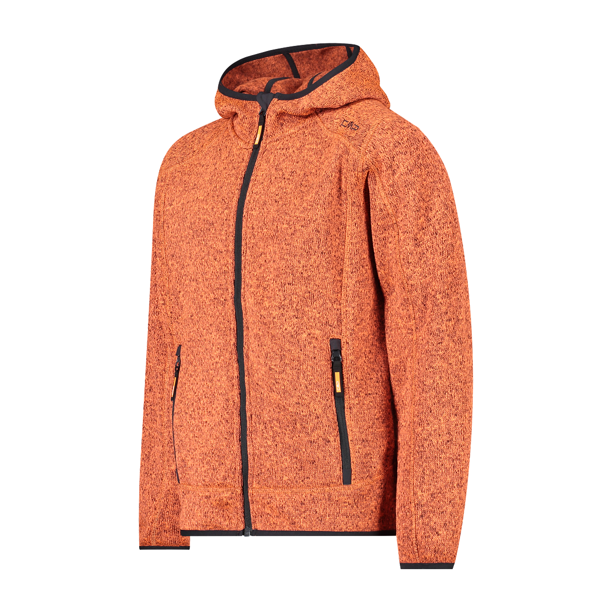 Polar Niño Mélange Knit-Tech Hooded Heavy