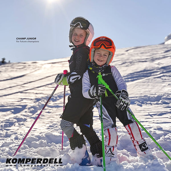 Bastones de Ski Champ Green Junior Henrik