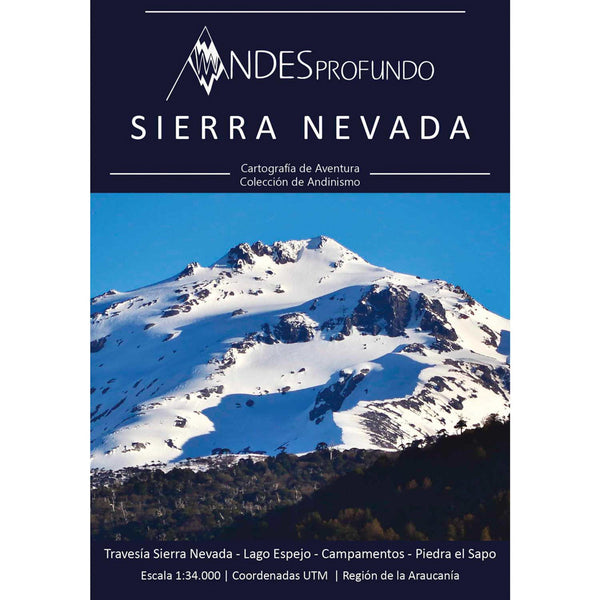 Mapa Andinismo Sierra Nevada