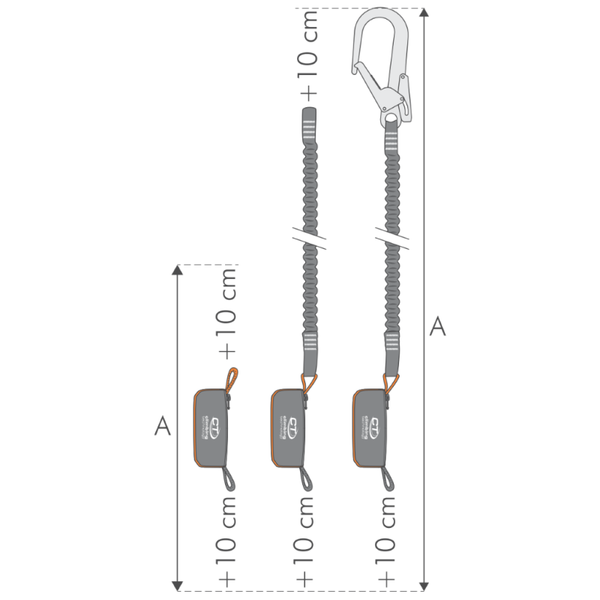 Elemento de amarre anticaída Flex ABS Combi Y